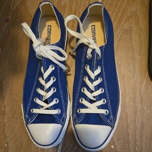 Converse Blue Canvas Sneakers